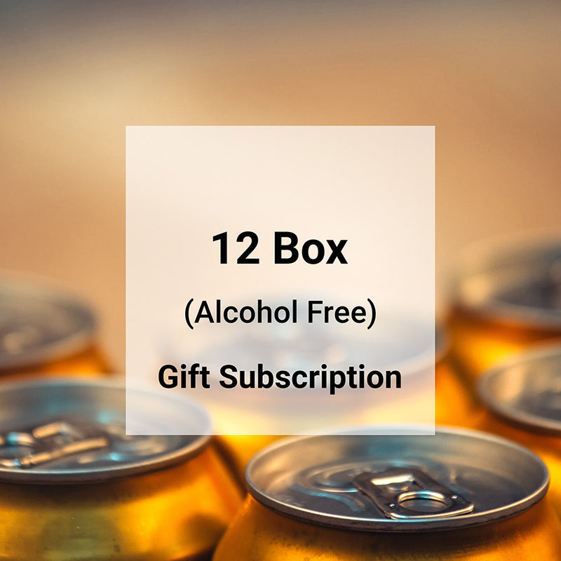 Beer Club 12 Box Gift Subscription (Alcohol Free)