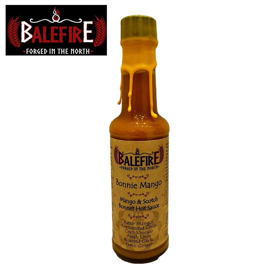 Balefire, Bonnie Mango, Mango & Scotch Bonnet Hot Sauce, 160ml