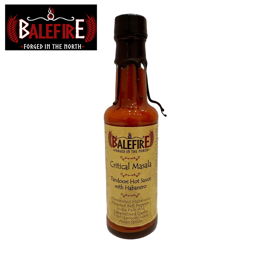 Balefire, Critical Masala, Tandoori Hot Sauce with Habanero, 160ml