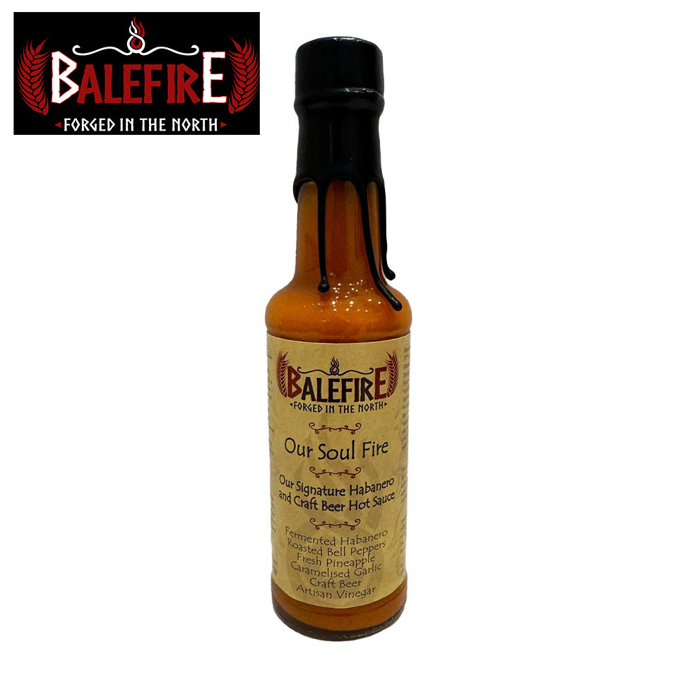 Balefire, Our Soul Fire, Signature Habanero & Craft Beer Hot Sauce, 160ml