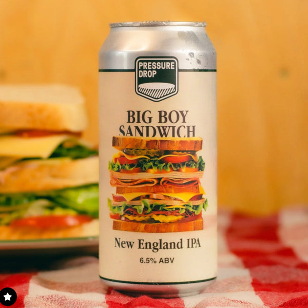 Pressure Drop, Big Boy Sandwich, New England IPA, 6.5%, 440ml - The Epicurean