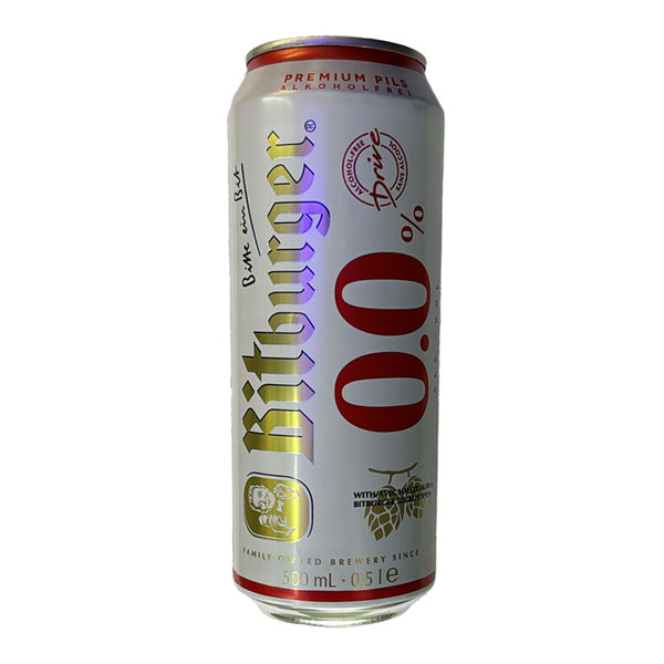 Bitburger, Alcohol Free Lager, 0.0%, 500ml - The Epicurean