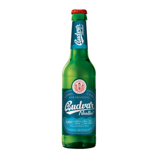 Budweiser/Budvar, Nealko, Alcohol Free Lager, 0.5%, 330ml