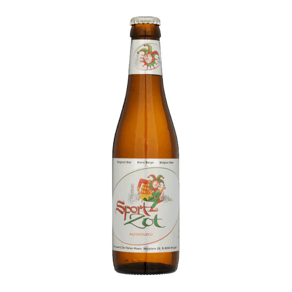 De Halve Maan, Sport Zot, Belgian Blonde, 0.4%, 330ml - The Epicurean