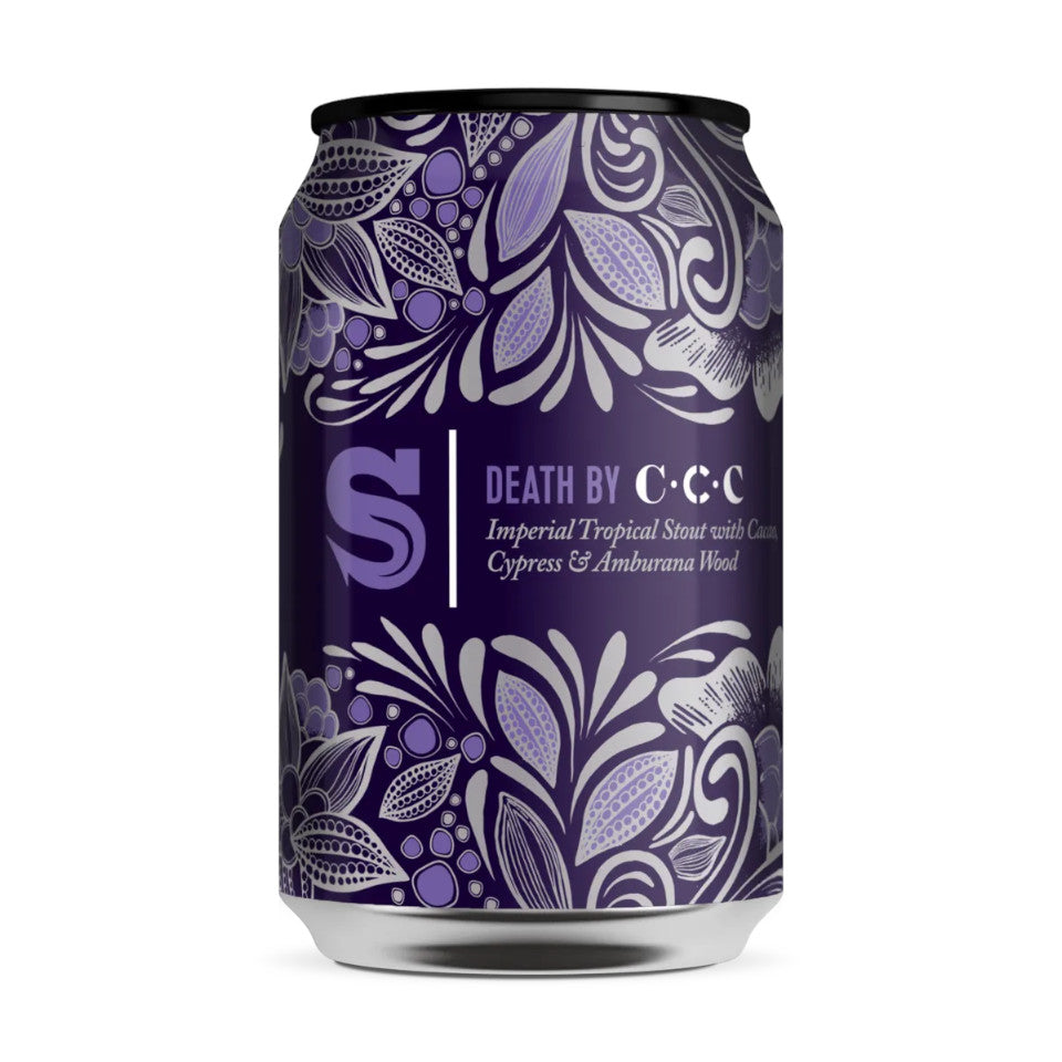 Siren Craft Brew, Death By C.C.C, Imperial Tropical Stout with Cacao, Cypress & Amburana Wood, 12.2%, 330ml