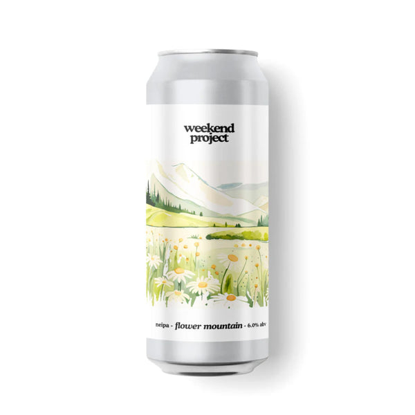 Weekend Project, Flower Mountain, NEIPA, 6.0%, 500ml - The Epicurean