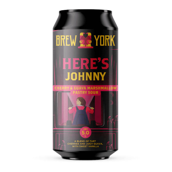 Brew York, Here's Johnny, Cherry & Guava Marshmallow Pastry Sour, 5.0%, 440ml