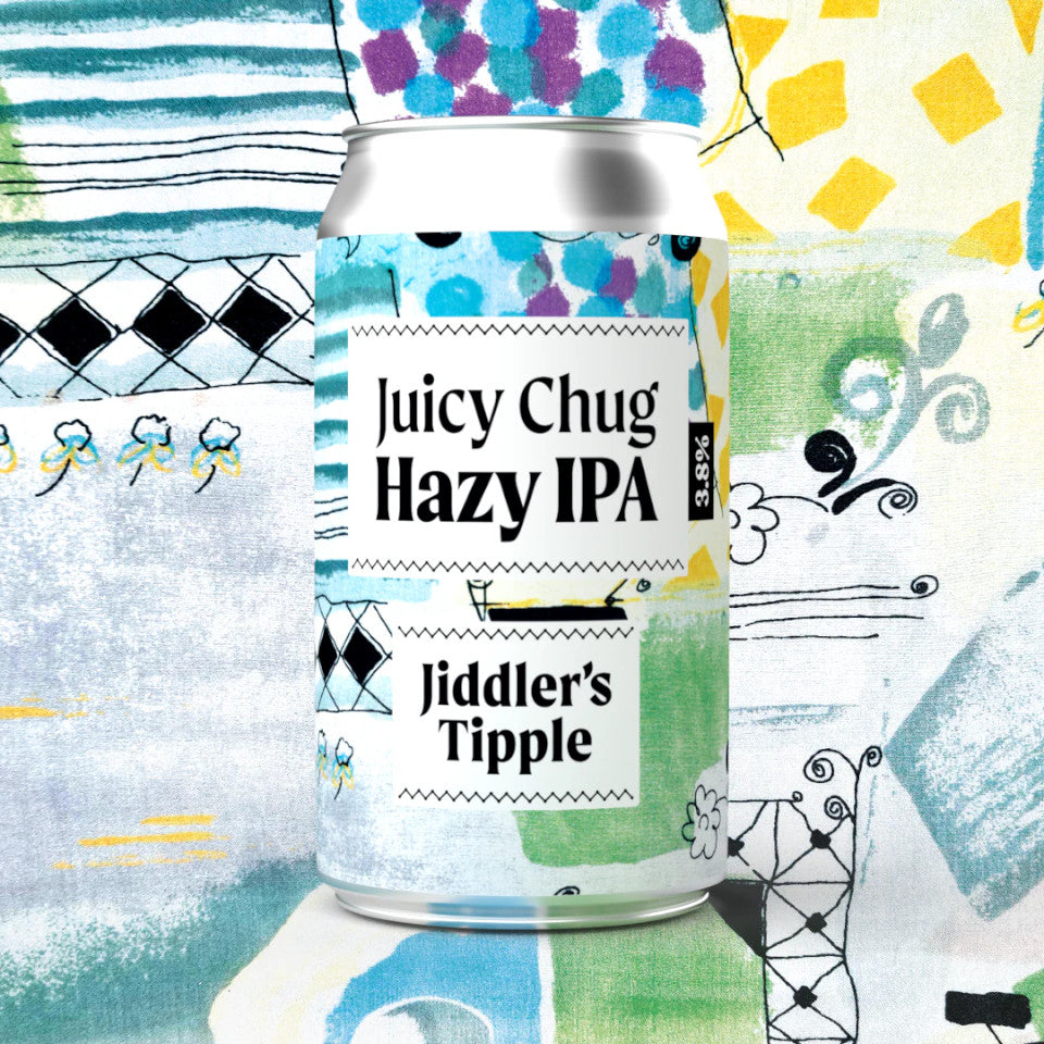 Jiddler's Tipple, Juicy Chug Hazy IPA, 3.8%, 330ml