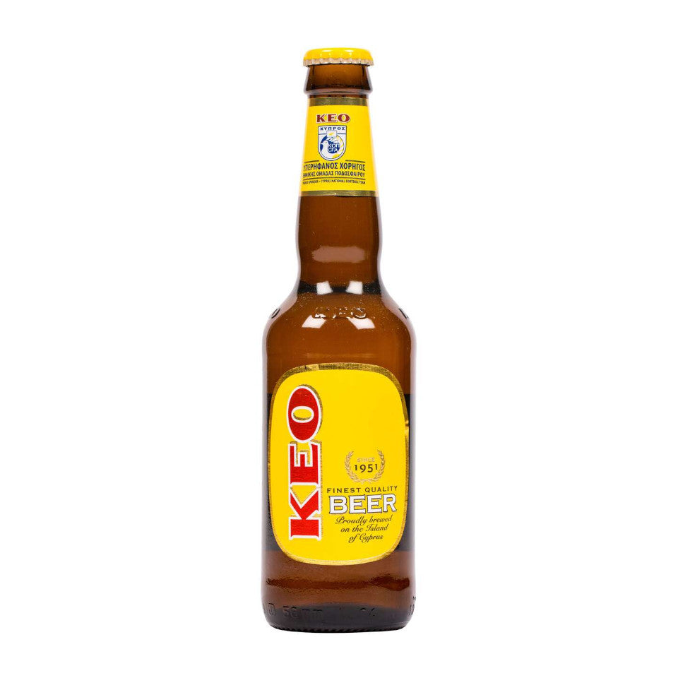 Keo, Cypriot Lager, 4.5%, 330ml