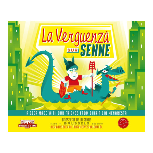 Brasserie De La Senne, La Verguenza Sur Senne, Belgian Blonde Ale, 7.5%, 330ml - The Epicurean