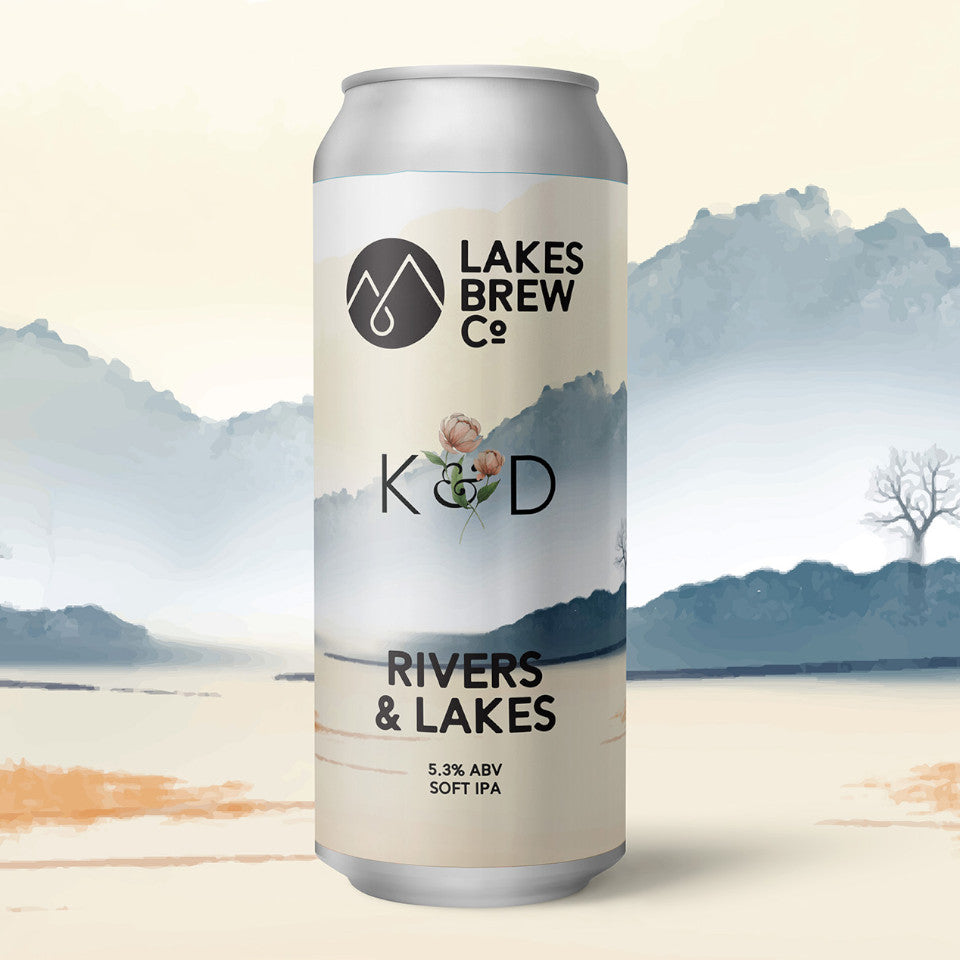 Lakes Brew Co, Rivers & Lakes, IPA, 5.3%, 440ml