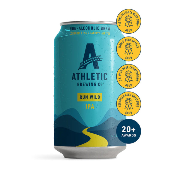 Athletic Brewing Co, Run Wild, Alcohol Free IPA, 0.5%, 330ml - The Epicurean