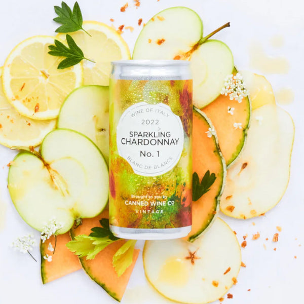 Canned Wine Co, Sparkling Chardonnay, 12%, 200ml