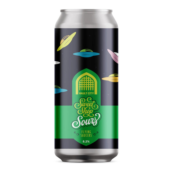 Vault City, Sweet Shop Flying Saucers, Sour, 8.2%, 440ml