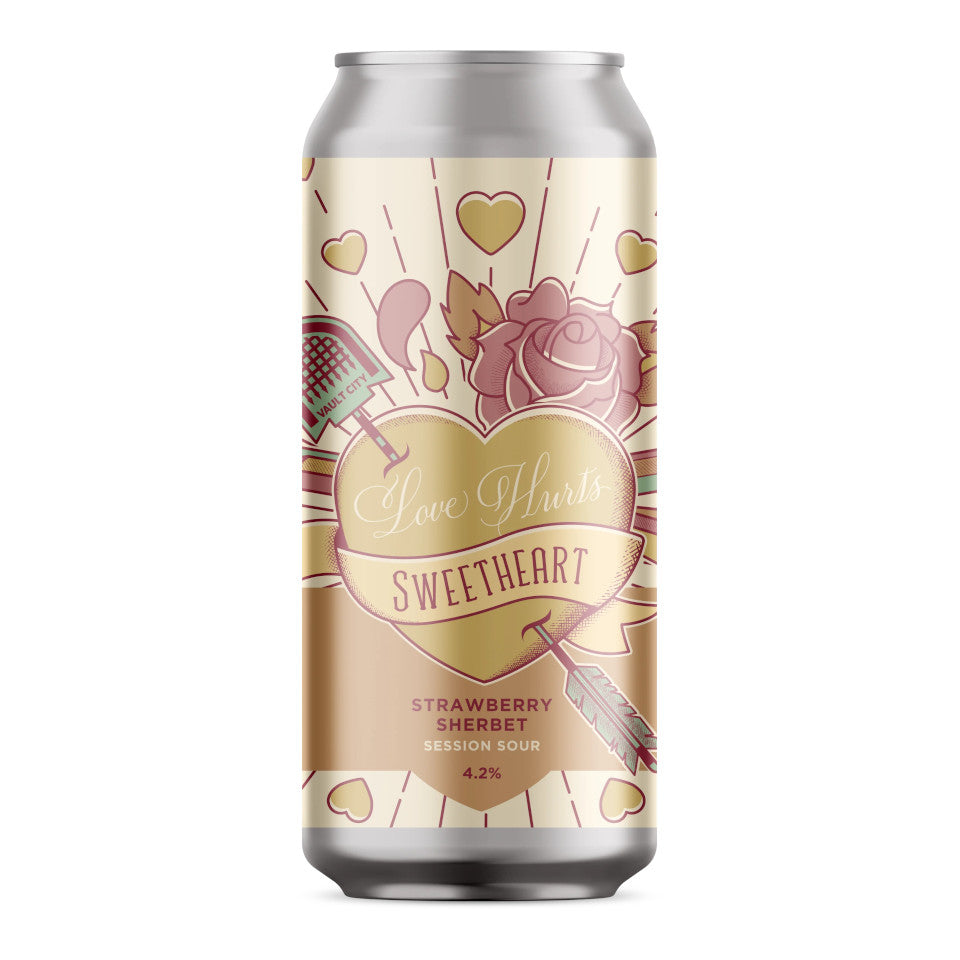 Vault City, Sweetheart - Love Hurts, Raspberry Sherbet Sour, 4.2%, 440ml