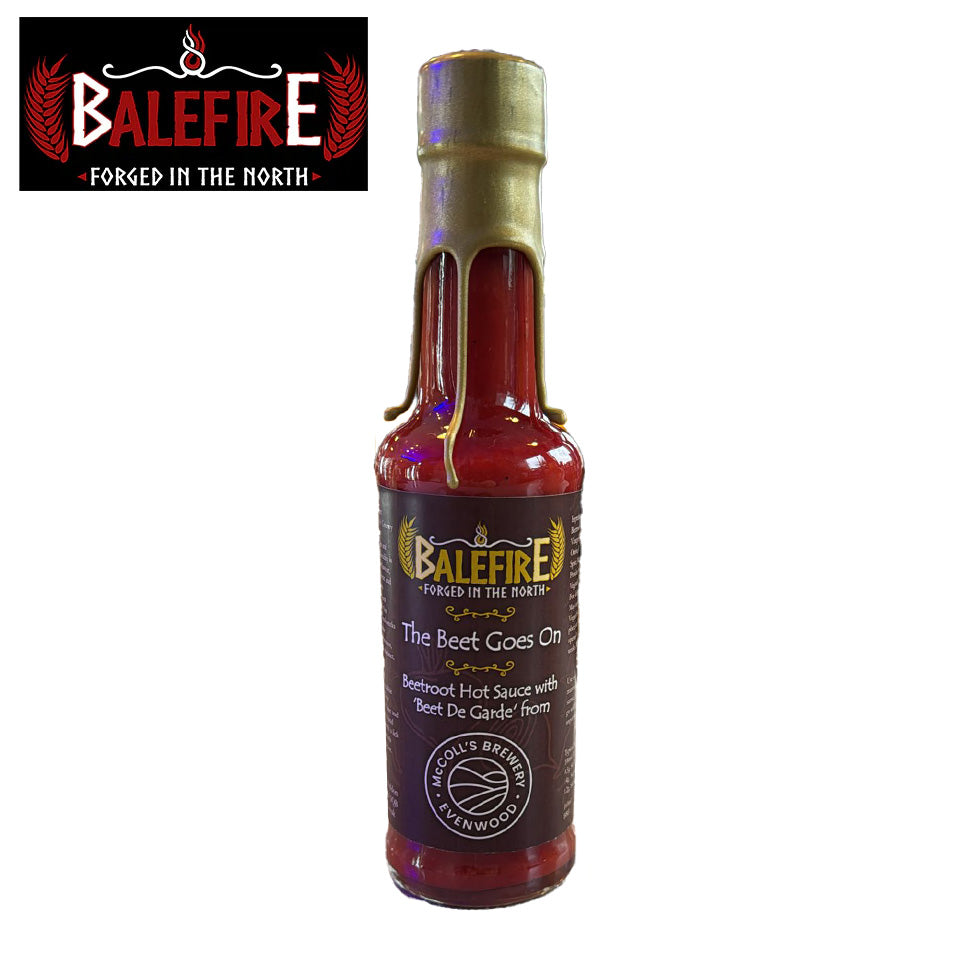 Balefire, The Beet Goes On, Beetroot Hot Sauce with "Beet De Garde", 160ml