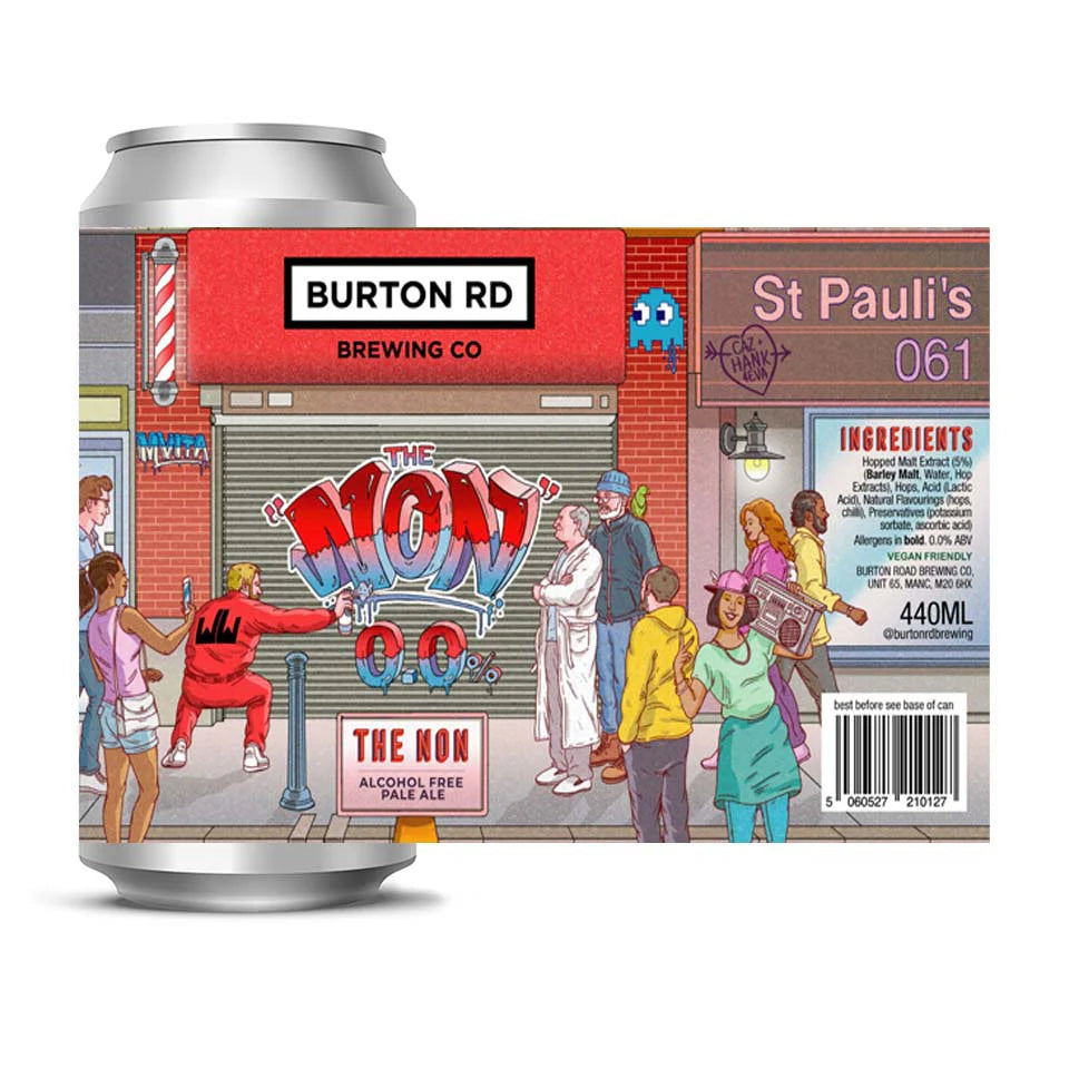 Burton Road, The Non, Alcohol Free Pale Ale, 0.0%, 440ml