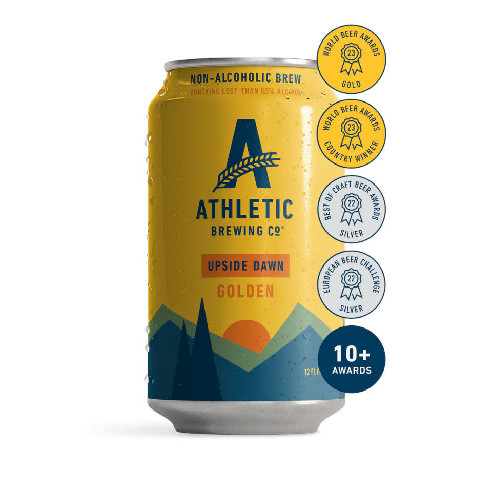 Athletic Brewing Co, Up Side Down, Alcohol Free Golden Ale, 0.5%, 330ml