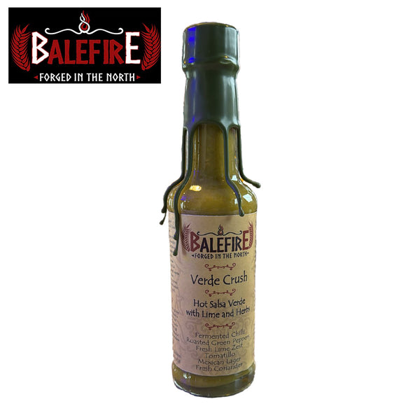 Balefire, Verde Crush, Hot Salsa Verde with Lime & Herbs, 160ml