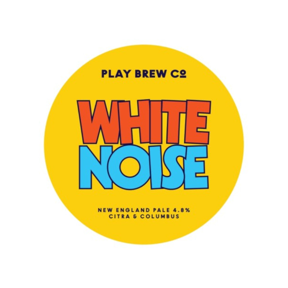 Play Brew Co, White Noise, New England Pale, 4.8%, 440ml