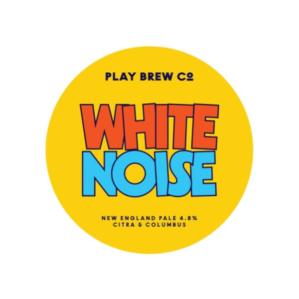 Play Brew Co, White Noise, New England Pale, 4.8%, 440ml