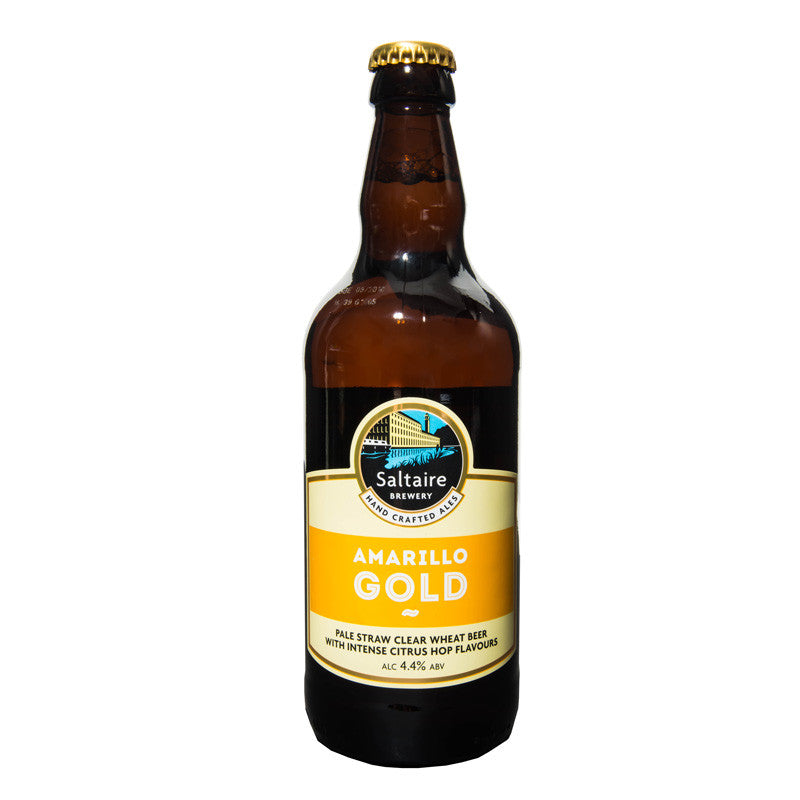 Saltaire, Gold, Amarillo British Clear Wheat Beer, 4.4% - The Epicurean