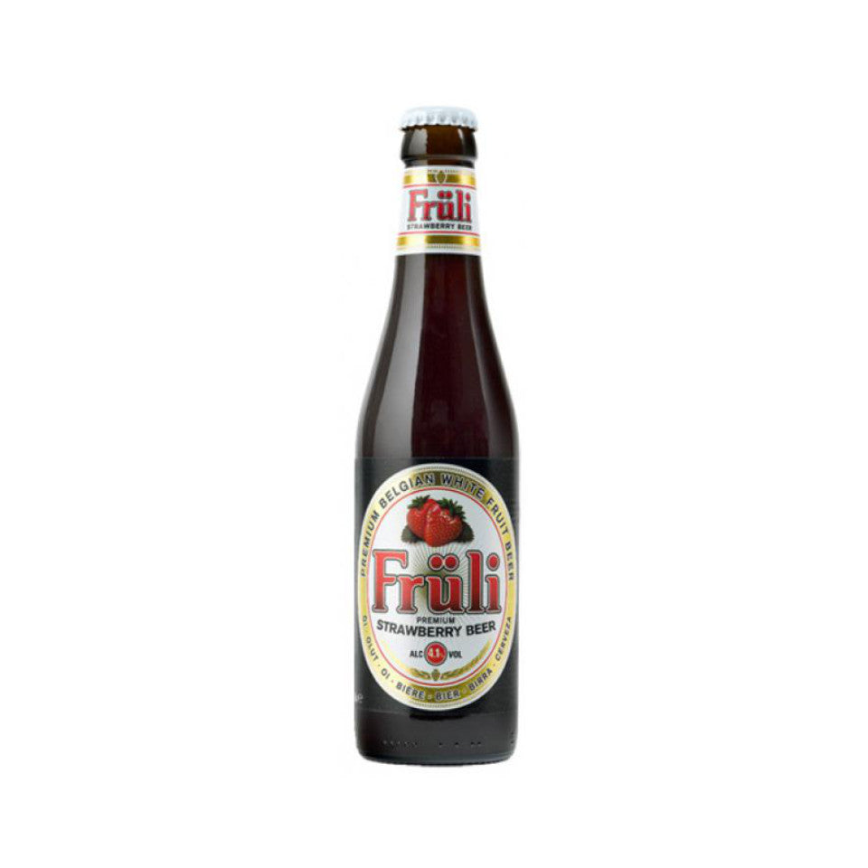 Huyghe Brewery, Fruli, Strawberry White Beer, Fruit Beer 4.1%, 330ml